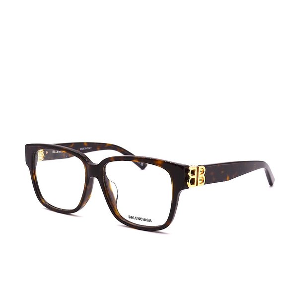 NEW BALENCIAGA BB0104O 002 HAVANA AUTHENTIC EYEGLASSES FRAME - Picture 3 of 15